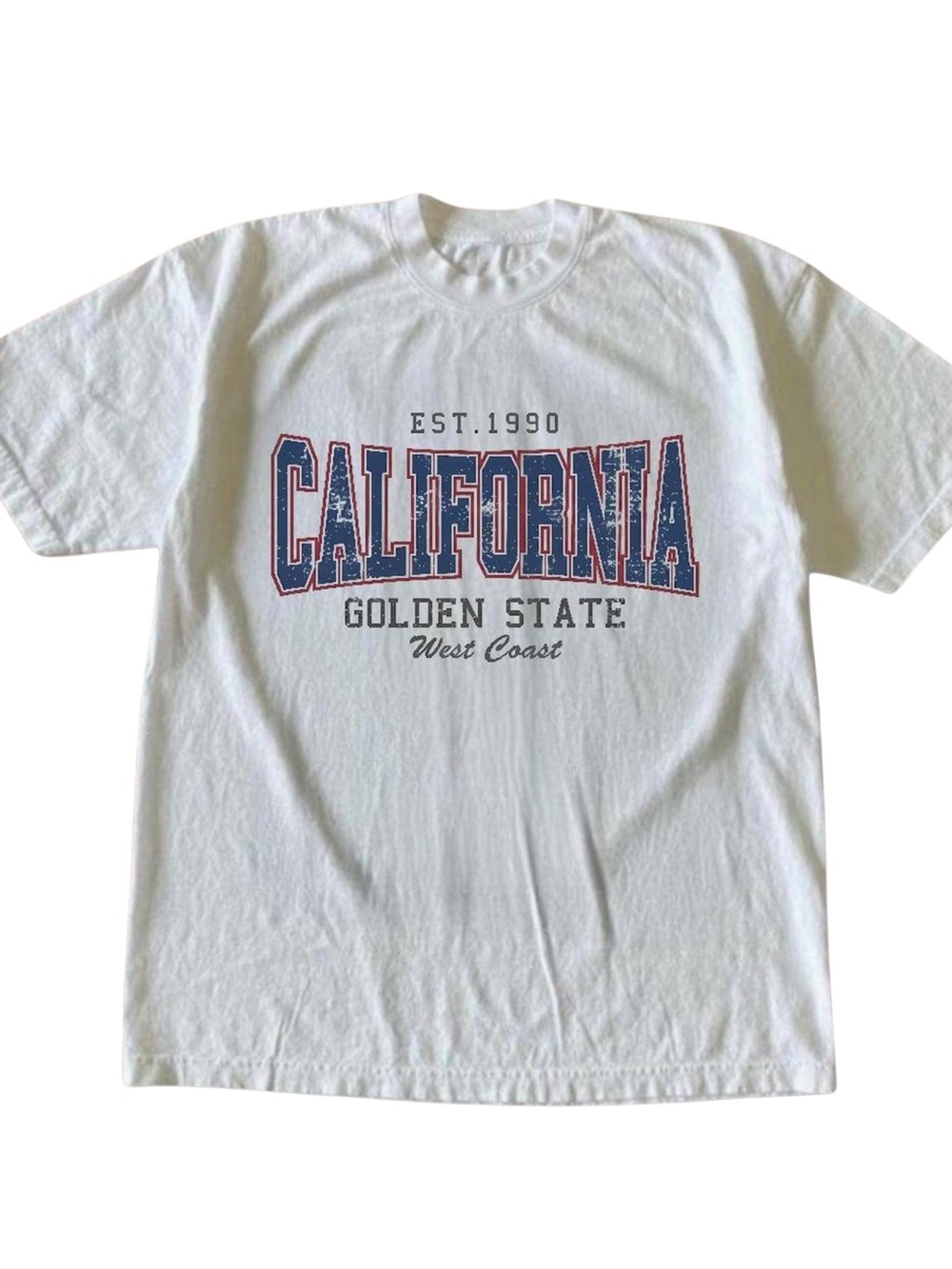 Gildan White 'California Golden State' Graphic Tee